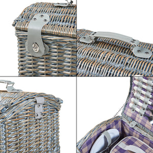 Piknikový koš Folldal pro 2 osoby 40x28x25 cm [casa.pro]
