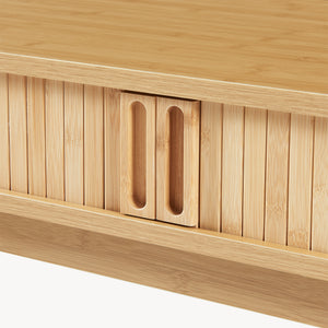 Konzolový stolek Tysvær 110x40x78 cm bambus [en.casa]