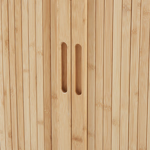 Přístavný skříň Nordkapp 100x40x80 cm bambus [en.casa]