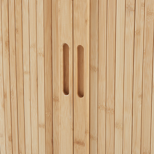 Přístavný skříň Nordkapp 100x40x80 cm bambus [en.casa]