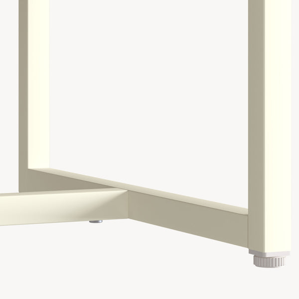 Sideboard Viitasaari 120x40x80 cm ocel Krémově bílá [en.casa]