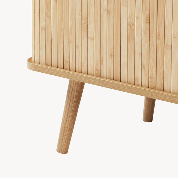 Přístavný skříň Nordkapp 100x40x80 cm bambus [en.casa]