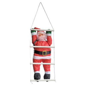 [en.casa]® Santa Claus na žebříku RS33028