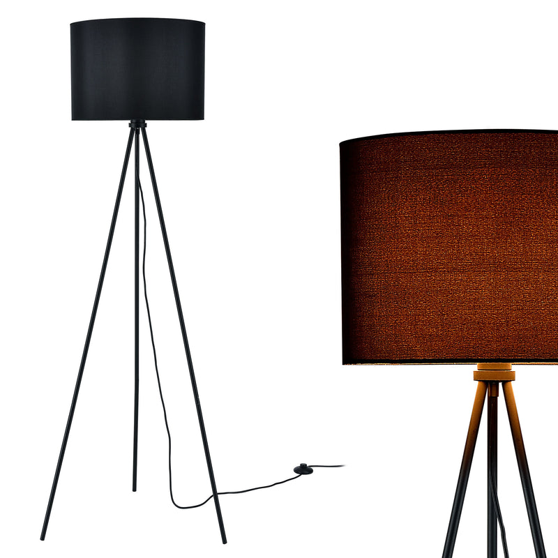 Maßskizze [lux.pro] Stojací lampa "Dreifuß" HT168019