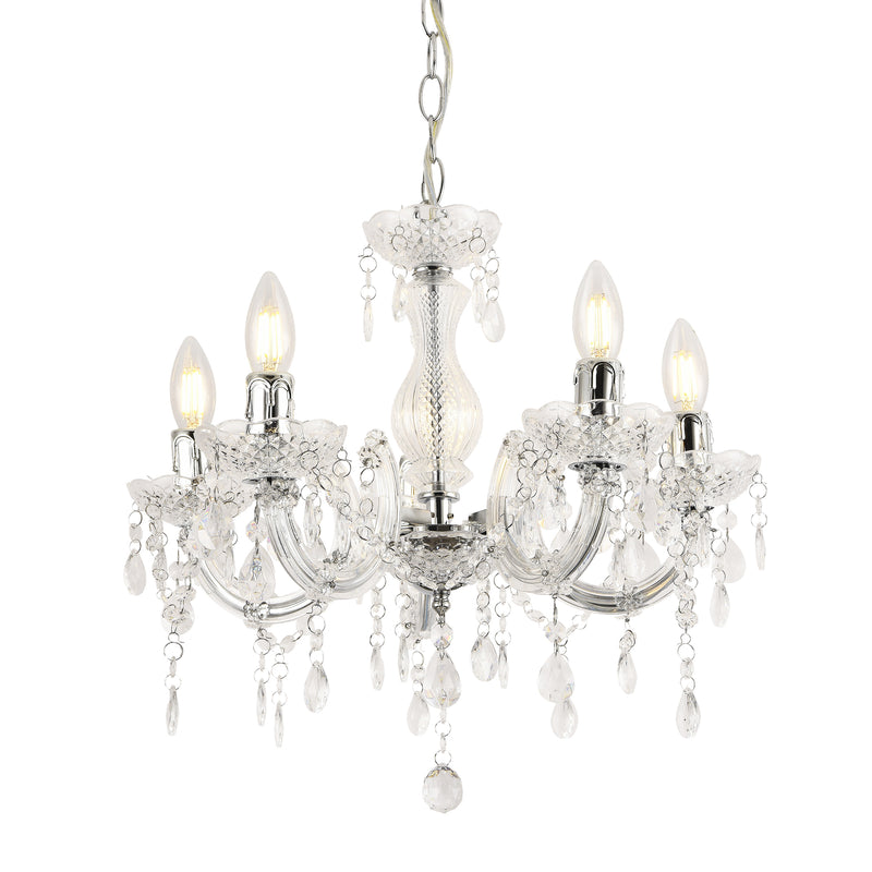 Maßskizze [lux.pro]® Lustr "Weimar" HT188076