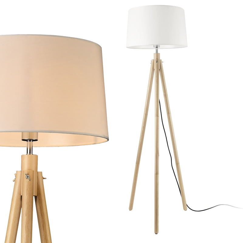 Maßskizze [lux.pro] Stojací lampa "Tomar" HT191008