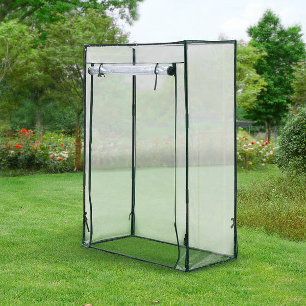 Skleník na rajčata Terzigno 100x50x150cm Transparentní [en.casa]