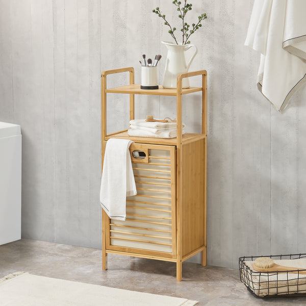 Bambus prádelní regál Rendalen 40x30x95 cm [en.casa]