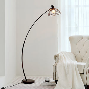 Stojací lampa Portsmouth rezavě hnědá [lux.pro]