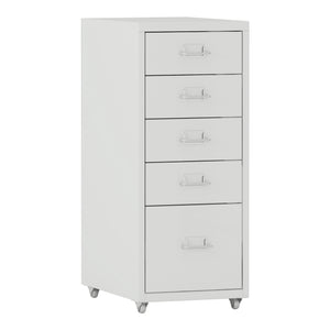 Mobilní kontejner Kökar s 5 zásuvkami 69x28x41 cm [en.casa]