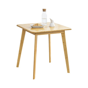 Jídelní stůl Närpes pro 2 osoby Bambus 75x70x70 cm [en.casa]
