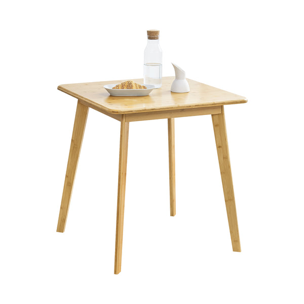 Jídelní stůl Närpes pro 2 osoby Bambus 75x70x70 cm [en.casa]