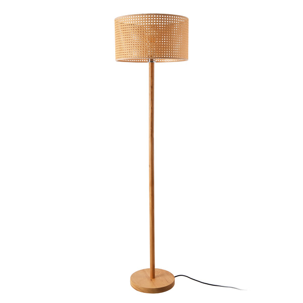Stojací lampa Rochdale E27 žluto-hnědá [lux.pro]