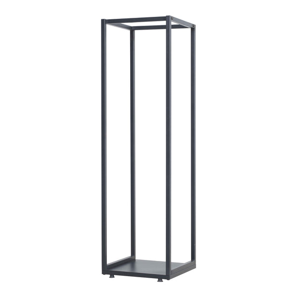 Regál na palivové dřevo Tornved ocel 35x35x120 cm černý [en.casa]