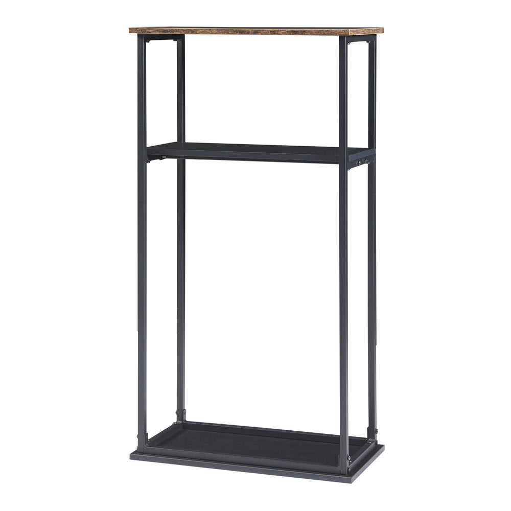 Kaminholzregal Turku mit Ablagen 60x30x112cm [en.casa] - premiumXL