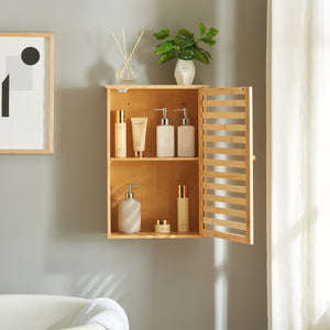 Koupelnová skříňka Järfälla 55x37x16 cm bambus [en.casa]
