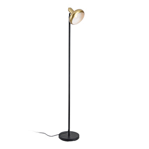 Stojací lampa Namsos kov černá/zlatá barva [lux.pro]