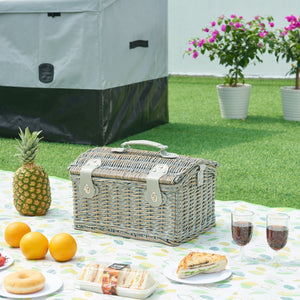 Piknikový koš Folldal pro 2 osoby 40x28x25 cm [casa.pro]