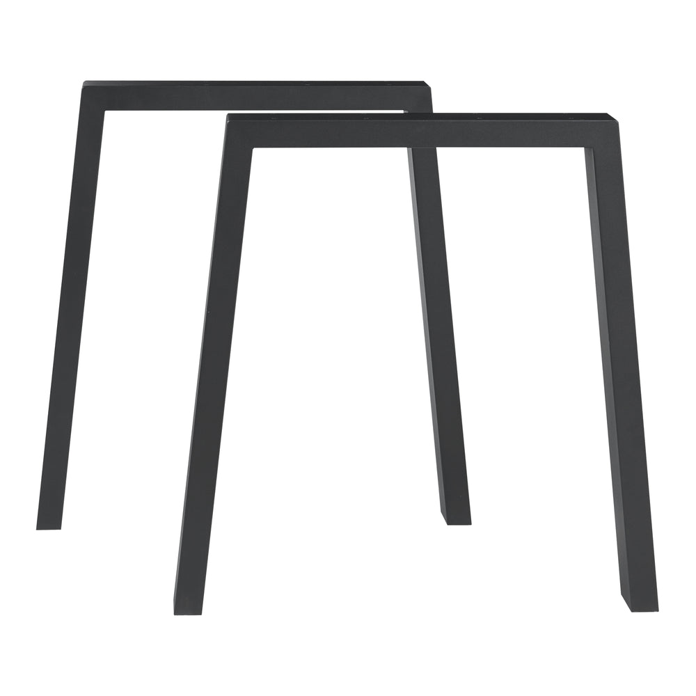 Tischgestell 2er Set Kraftisried 72x70cm Schwarz [en.casa] - premiumXL