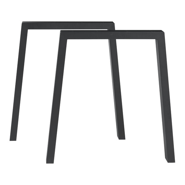 Stolní rám 2ks sada Kraftisried 72x70cm černý [en.casa]