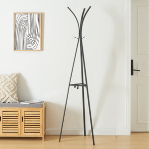 Věšák na oděvy Vevelstad 181x52,5x52,5 cm ocel [en.casa]