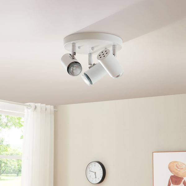Stropní svítidlo Bathgate 3 x GU10 bílé [lux.pro]