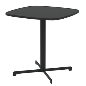 Venkovní bistro stůl Foggia 75x70x70 cm ocel antracitová šedá [casa.pro]