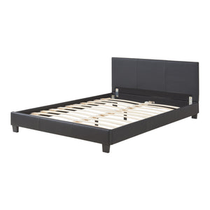 Corium® Moderní manželská postel "Barcelona" HTB-1005 - černá - 140 x 200 cm