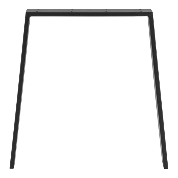 Stolová konstrukce Kraftisried sada 2 ks 55/70x72cm ocel černá [en.casa]