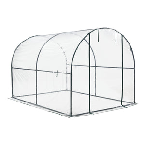 Skleníkový tunel Grünwald 200x300x190cm PVC transparentní [en.casa]
