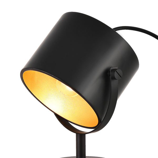 Stolní lampa Farstorp 1 x E27 černá [lux.pro]