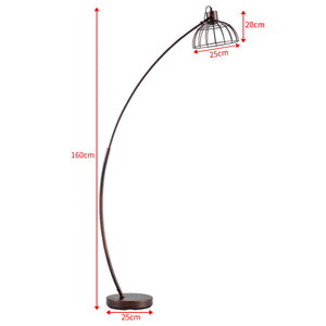 Stojací lampa Portsmouth rezavě hnědá [lux.pro]