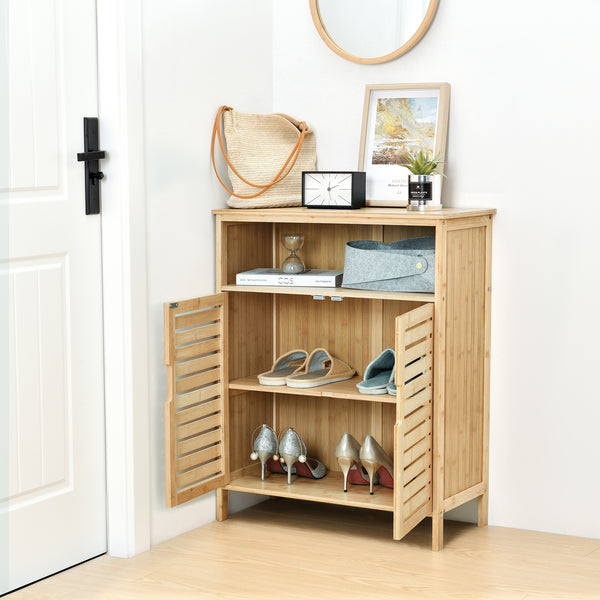 Bambus koupelnová skříňka Eslöv 81x65,5x31 cm [en.casa]
