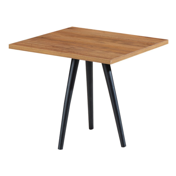 Konferenční stolek Ballerup 50 x 45 x 45 cm Černá / Ořechový vzhled [en.casa]
