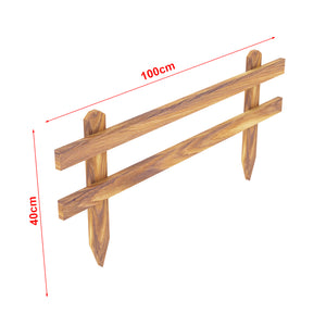 Zahradní plot Krölpa 100x40cm [en.casa]