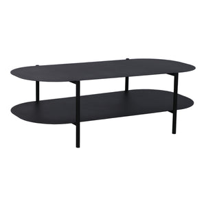 Konferenční stolek Enebakk 112x62x40,5 cm Černý, matný [en.casa]