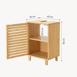 Skříňka pod umyvadlo Iveland 60x40x30cm bambus [en.casa]