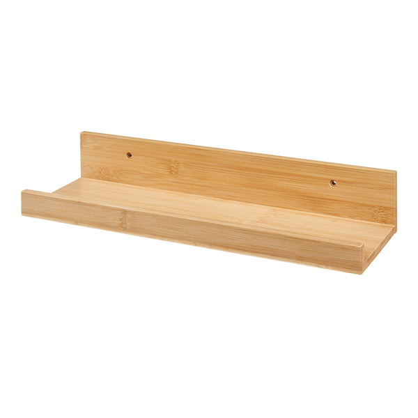 Sada nástěnných polic Gildeskål 3dílná sada 40x13x7cm bambus [en.casa]