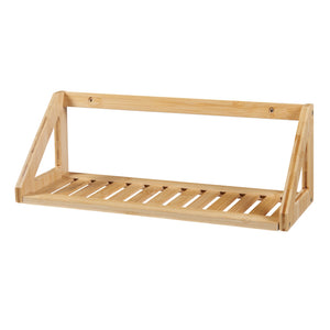 Nástěnná police Gjerdrum sada 2 ks 43x15x15cm bambus [en.casa]