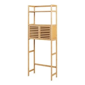 Koupelnová police Haugesund 158x60x26 cm bambus [en.casa]