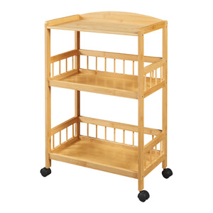 Servírovací vozík Huddinge 80x53x30 cm bambus [en.casa]