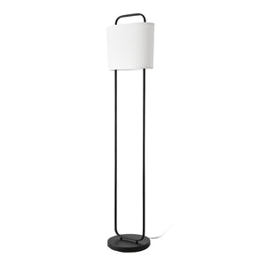 Stojací lampa Meløy Černá/Bílá [lux.pro]