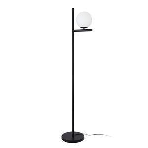 Stojací lampa Aberdaron Černá / Bílá [lux.pro]