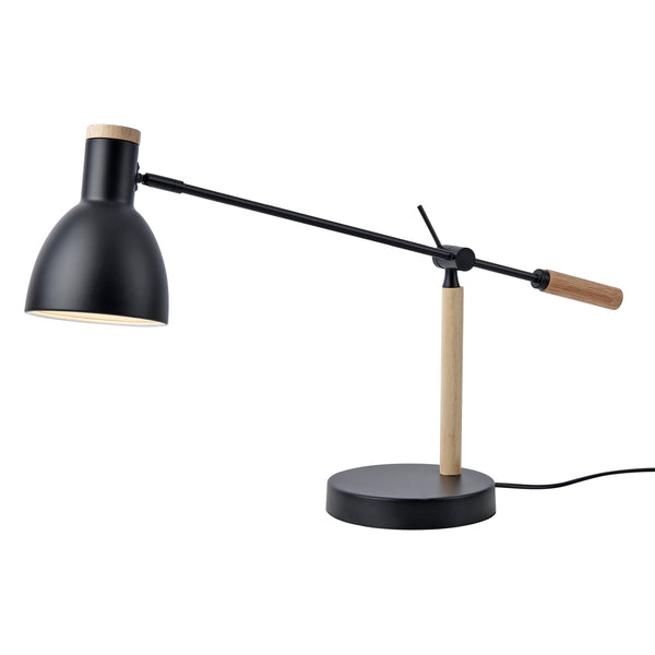 Stolní lampa Watford černá / barva dřeva [lux.pro]