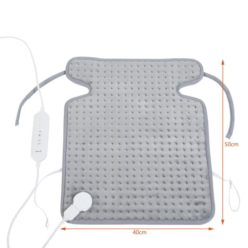 Maßskizze Elektrická vyhřívací podložka Calvera 80W 50x40cm šedá [en.casa]