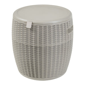 Chladicí box-stolička Avetrana 44xØ40 cm Světle hnědá [casa.pro]