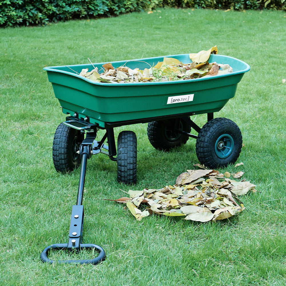Bollerwagen Corfinio 111x51 cm max. 250kg Zelená/Černá [pro.tec]