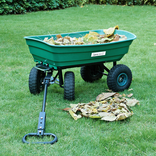 Bollerwagen Corfinio 111x51 cm max. 250kg Zelená/Černá [pro.tec]
