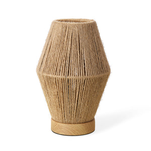 Stolní lampa Arundel 1xE27 dřevěný vzhled/přírodní [lux.pro]