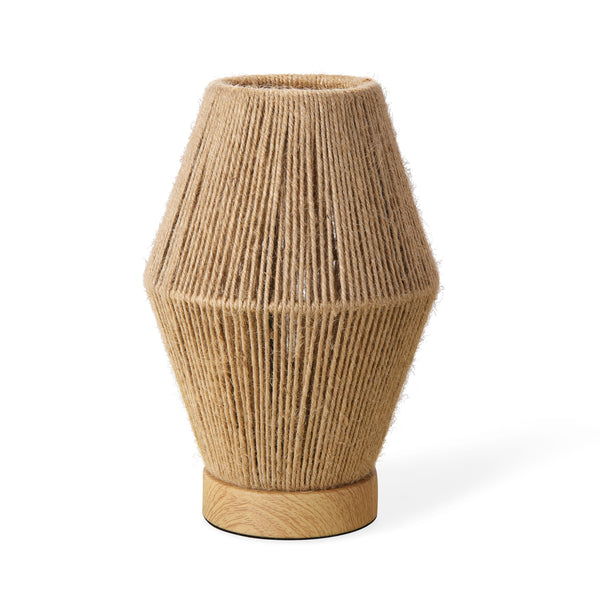 Stolní lampa Arundel 1xE27 dřevěný vzhled/přírodní [lux.pro]